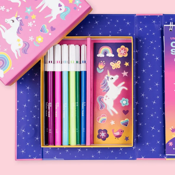 Tiger Tribe Boyama Seti - Unicorn Magic - Resim 2