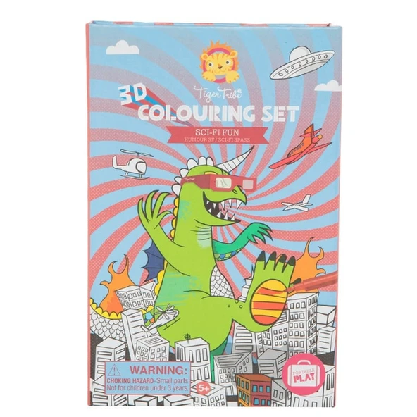 Tiger Tribe 3D Boyama Seti - Sci Fi Fun - Resim 2