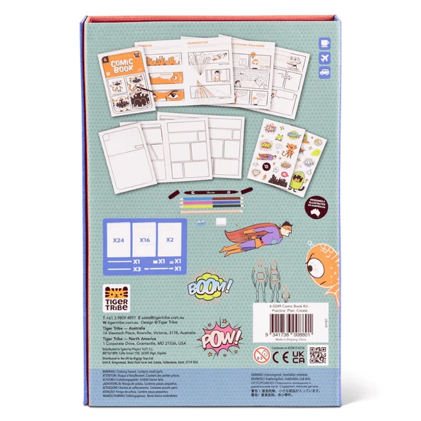 Tiger Tribe Comic Book Kit - Practice Plan Create - Resim 9