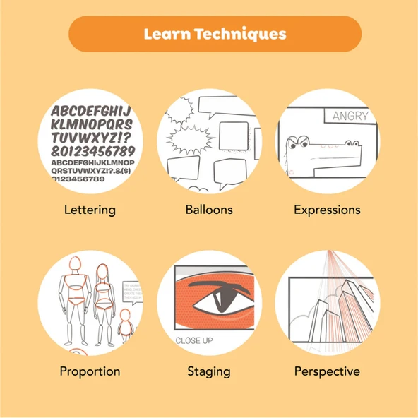 Tiger Tribe Comic Book Kit - Practice Plan Create - Resim 7