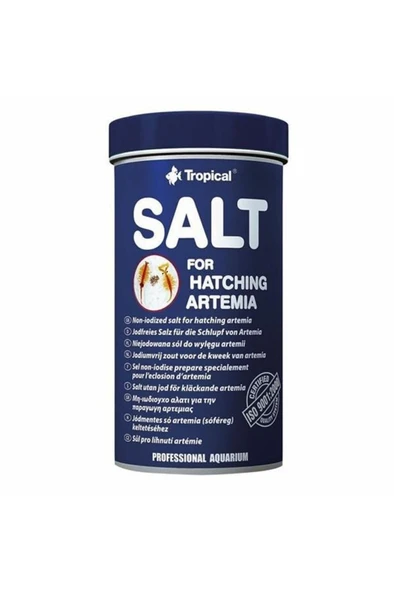 Tropical Salt For Hatching Artemia 250ml/300Gr Artemia Tuzu  Skt: 01/2029 ürün görseli 1