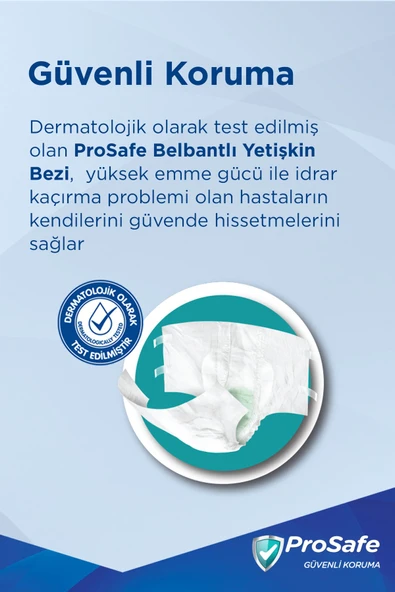 Prosafe Belbantlı Hasta Bezi Xlarge 30'lu - Resim 3