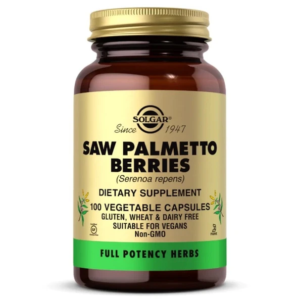 Solgar Saw Palmetto Berries 100 Kapsül ürün görseli 1