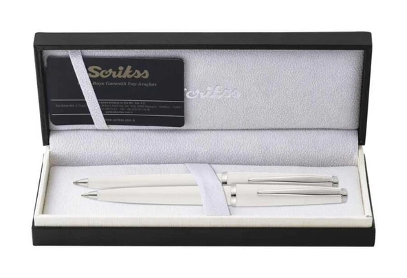 SCRIKSS TUKENMEZ+VERSATIL SET OZEL KUTU BEYAZ(33V) ürün görseli 1