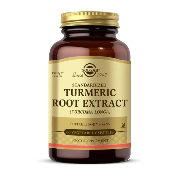 Solgar Turmeric Root Extract 60 Kapsül ürün görseli 1