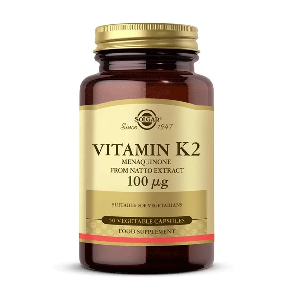 Solgar Vitamin K 100mcg 50 Vegi Kapsül ürün görseli 1