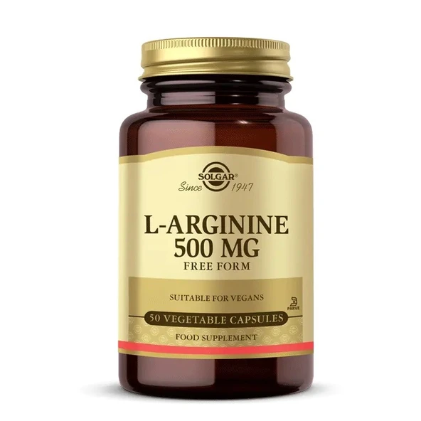 Solgar L-Arginine 500 mg 50 Vegi Kapsül ürün görseli 1