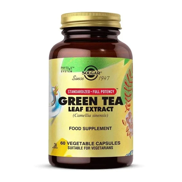 Solgar Green Tea Leaf Extract 60 Kapsül ürün görseli 1