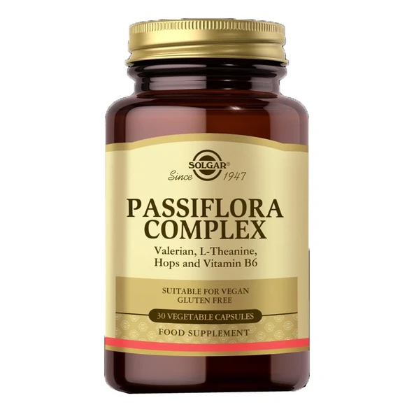 Solgar Passiflora Complex 30 Kapsül ürün görseli 1