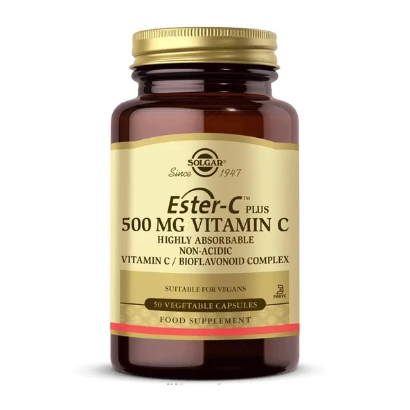Solgar Ester-C Plus 500 mg 50 Kapsül ürün görseli 1