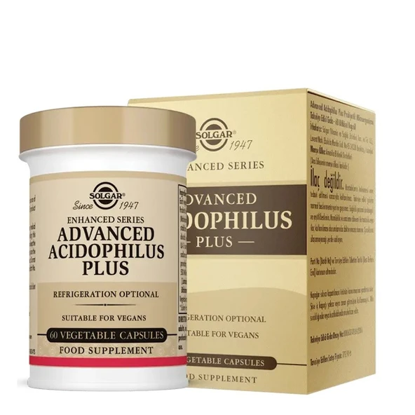 Solgar Advanced Acidophilus Plus 60 Vegi Kapsül ürün görseli 1