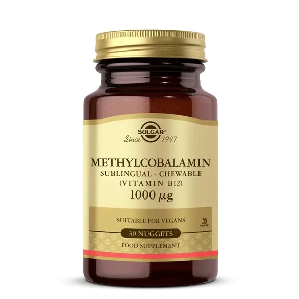 Solgar Methylcobalamin - Vitamin B12 Sublingual Chewable 30 Tablet ürün görseli 1