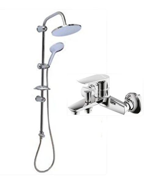 Creavit SH640 Solo İkili Duş Seti Takımı (Duş Sistemi+Banyo Bataryası) ürün görseli 1