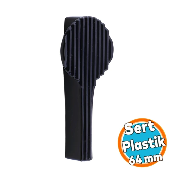 Plastik Kulp Düğme Çekmece Mutfak Salon Çocuk Odası Mobilya Dolabı Dolap Kulpu Kulbu Siyah ürün görseli 1