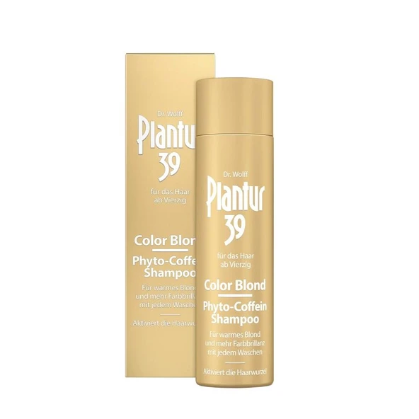 Plantur 39 Color Blond Phyto Coffein Shampoo - Fito Kafein Şampuan 250ml ürün görseli 1