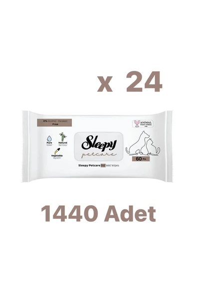 Petcare Evcil Hayvan Temizleme Havlusu 60x24Paket (1 Koli) ürün görseli 1