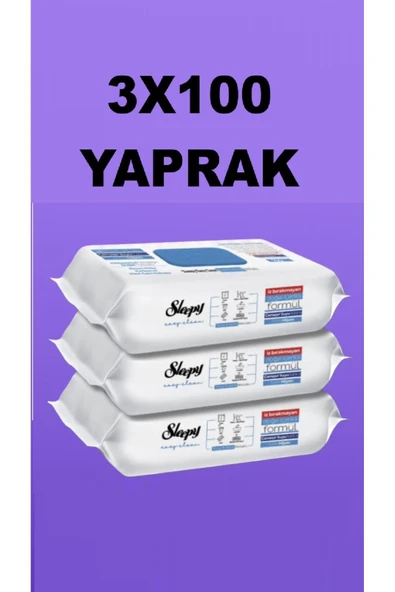 Easy Clean Çamaşır Sulu Yüzey Temizlik Havlusu 100' Lü X 3 Adet ürün görseli 1