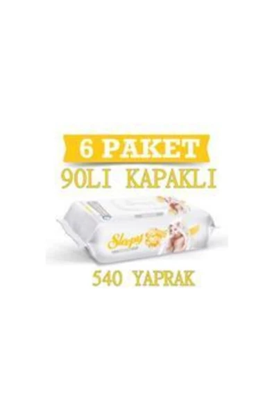 Aseltech Sleepy 6x90'lı Islak Mendil - Resim 3