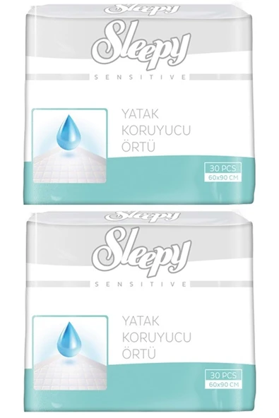 Hasta Yatak Koruyucu 2 Li Set 60*90 cm 60 Adet  2 Paket*30 ürün görseli 1
