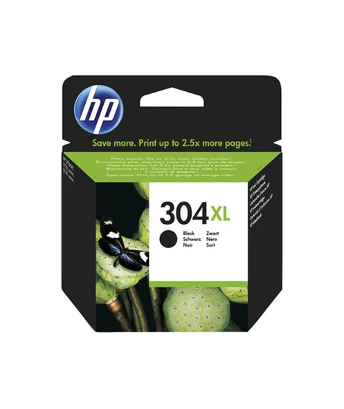 HP 304XL Black Siyah Yüksek Kapasiteli Kartuş N9K08AE ürün görseli 1