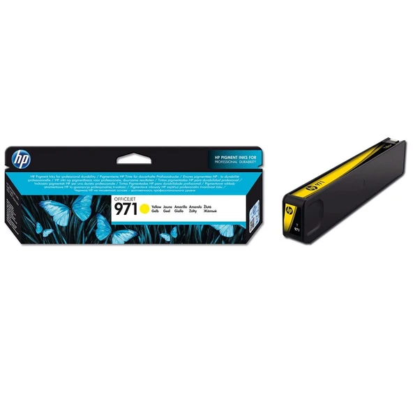 HP 971 Yellow Sarı 3.000 Sayfa Kartuş CN624A ürün görseli 1