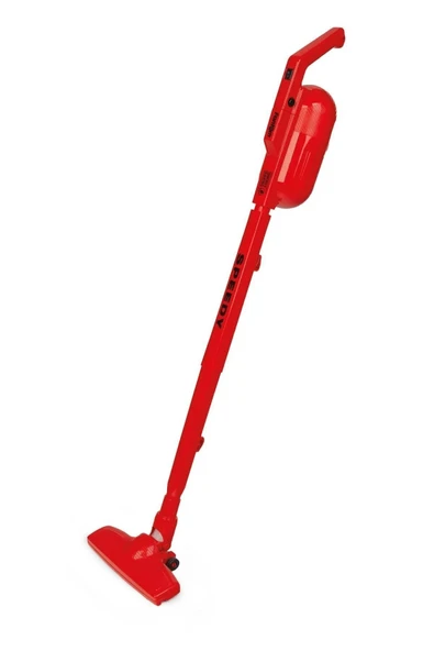 Speedy Pro Du 2100 Dikey Elektrikli Süpürge Torbasız Kullanım 360 Dönebilen Başlık 500W Kırmızı ürün görseli 1