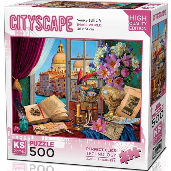 Ks Games Puzzle 500 Venice Still Life ürün görseli 1