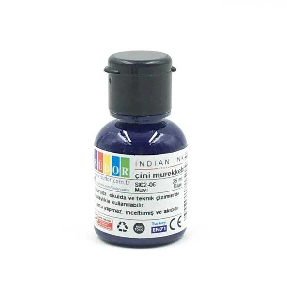 SUDOR 25ml CINI MUREKKEBI MAVI ürün görseli 1