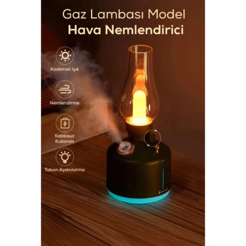 Gaz Lambası Tasarımlı Hava Nemlendirici ürün görseli 1