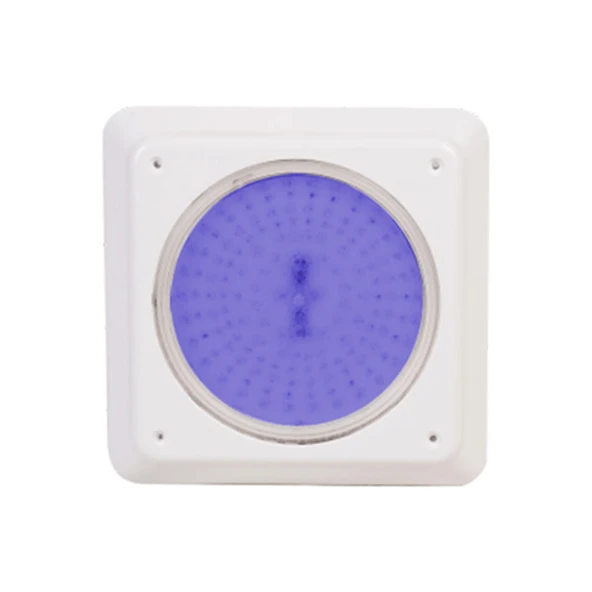 Slim Flat kare Sıva üstü Led Havuz Aydınlatma Ampülü lamba Mavi 230mm x H33mm 30W ürün görseli 1