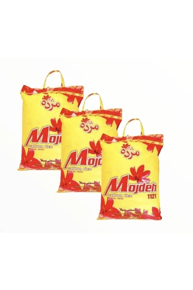 Mojdeh Müjde 1121 Safran Aromalı Hint Pirinci 3 X 5 Kg Pirinç ürün görseli 1