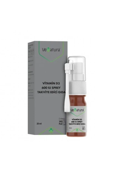 Venatura Vitamin D3 600 IU Sprey 20 Ml ürün görseli 1