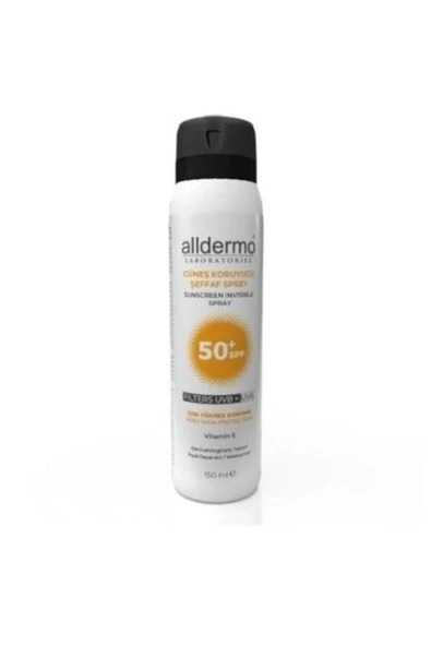 Alldermo Invisible Aerosol Sprey SPF50 150 ml ürün görseli 1