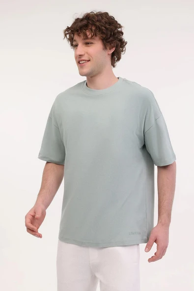 LUMBERJACK MB ROS 11HS113 5FX OVERSIZE TSHIRT - Resim 12