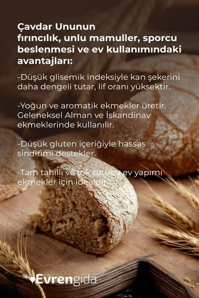Doğal Çavdar Unu 10 KG - Resim 6