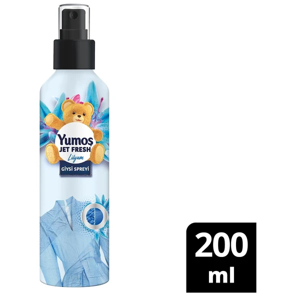 Yumoş Jet Fresh Ütü Etkisi Giysi Spreyi Lilyum 200 ml ürün görseli 1