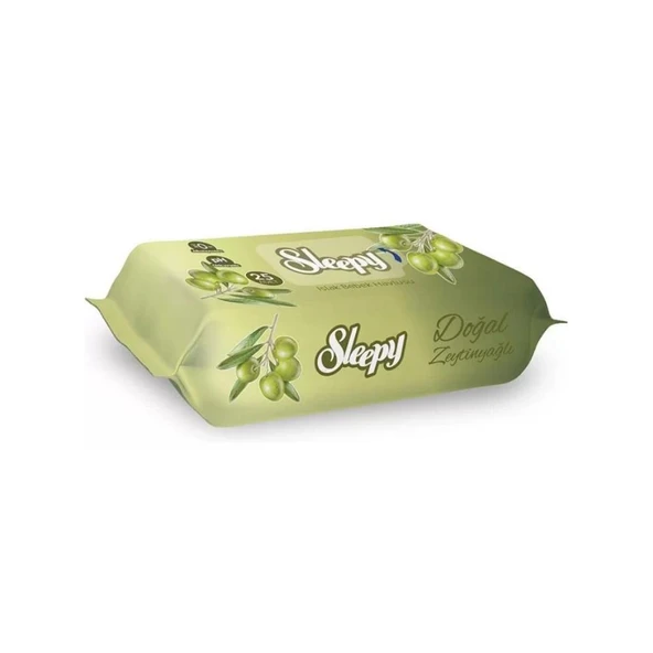 Sleepy Doğal Zeytinyağlı Islak Mendil 25'li sl-duru-000911-36336 ürün görseli 1