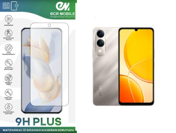 Vivo Y04 Ekran Koruyucu MAT Parmak İzi Bırakmayan Uyumlu Esnek Nano Kırılmayan ürün görseli 1