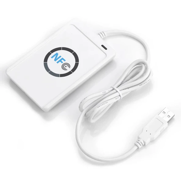 ACR122U 13.56Mhz Rfid Okuyucu Yazıcı  Usb Kopyalayıcı Nfc Manyetik Kart Anahtarlık Etiket Okuyucu Personel Takip Kapı Giriş Kontrol Sayaç Proximity ürün görseli 1