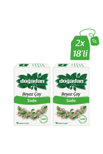 Doğadan Beyaz Çay Sade 28 g x 2 ürün görseli 1