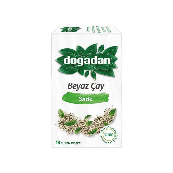 Doğadan Beyaz Çay Sade 28 g 18' li ürün görseli 1