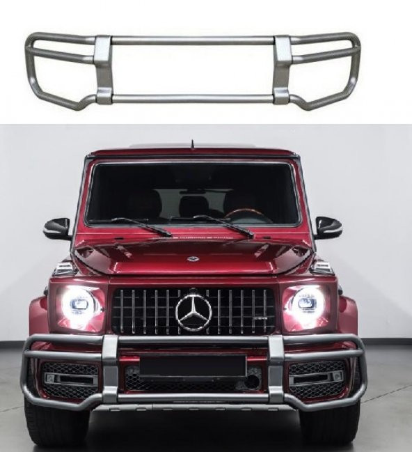MERCEDES G SERİSİ W463TEN W464E ÇEVRİLEN ARAÇ İÇİN ÖN KORUMA DEMİRİ ürün görseli 1
