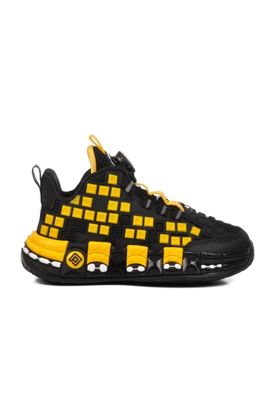 Sarı Misina Bağcıklı Bilek Boy Erkek Çocuk Sneaker ürün görseli 1