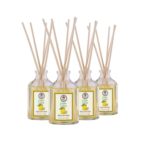 Eyüp Sabri Tuncer Çeşme Lemon Çubuklu Oda Kokusu 50 ml x 4 ürün görseli 1