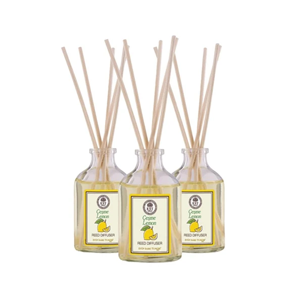 Eyüp Sabri Tuncer Çeşme Lemon Çubuklu Oda Kokusu 50 ml x 3 ürün görseli 1