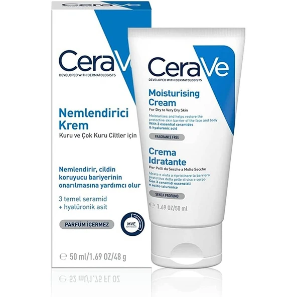 CeraVe Nemlendirici Krem 50 ml ürün görseli 1