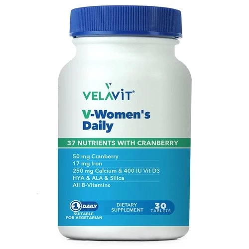 Velavit V-Womens Daily Takviye Edici Gıda 30 Tablet ürün görseli 1