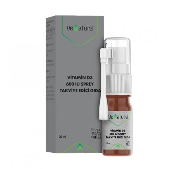 VeNatura Vitamin D3 600 IU Sprey ürün görseli 1
