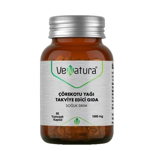 VeNatura Çörek Otu Yağı 1000mg 60 Kapsül ürün görseli 1