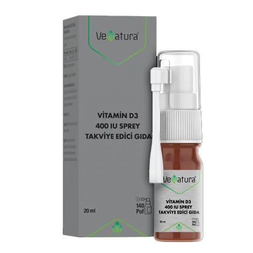 VeNatura Vitamin D3 400 IU Sprey ürün görseli 1